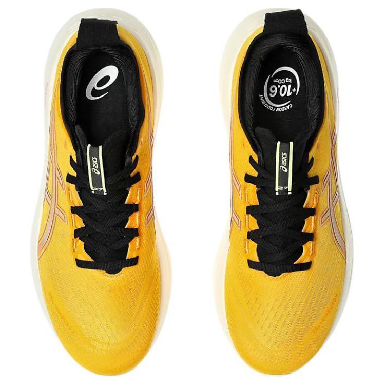 Asics Gel Nimbus 27 Amber Neutral Pink Men Sneakers Yellow 1011B958-800
