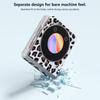ABEEL For ZTE Libero Flip/nubia Flip 5G Case Clear Matte Edge Leather Leopard Print Texture Phone Cover
