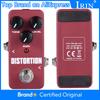 KOKKO Guitar Distortion Effect Pedal Electric Guitar Effect Pedal True Bypass Mini Single Pedal Guitar Parts & Accessory