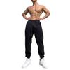 [Anmurye] Men's Jogger Pants, Plus Size, Training, Strength Training, Sportswear, Gym, Fitness, Sweatpants, Active Long Pants (Black - XL)