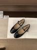French Spring and Autumn New 2025 Word with Soft Bottom Round Head Mary Jane Ballet Red Flat Bottom Mother Single Shoes Women