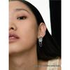 Doudou's Style Rupert Earrings: High-End Minimalist Studs with Trendy Design and Mother-of-Pearl.