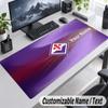 Custom Name Text Mouse Pad Fiorentina FC Personalized Desk Pad For Work And Gaming