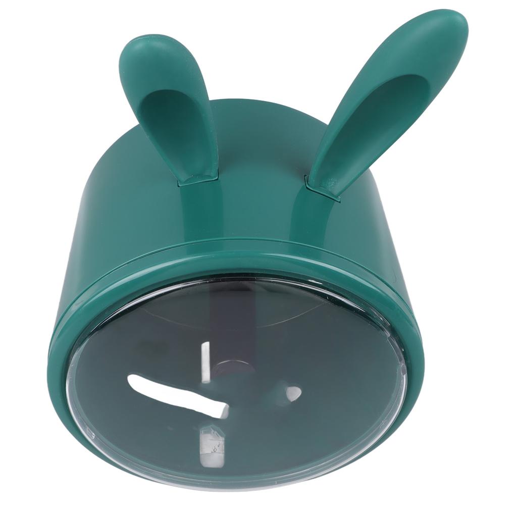 Toilet Paper Holder Container Plastic Cute Rabbit Wall Mounted Transparent Roll Paper Storage