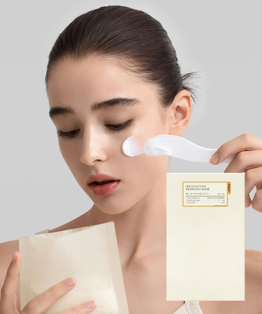 Rice Dough Modeling Mask Pack 1 Set (4 sheets, 50g)