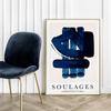 Poster Abstraction Soulages