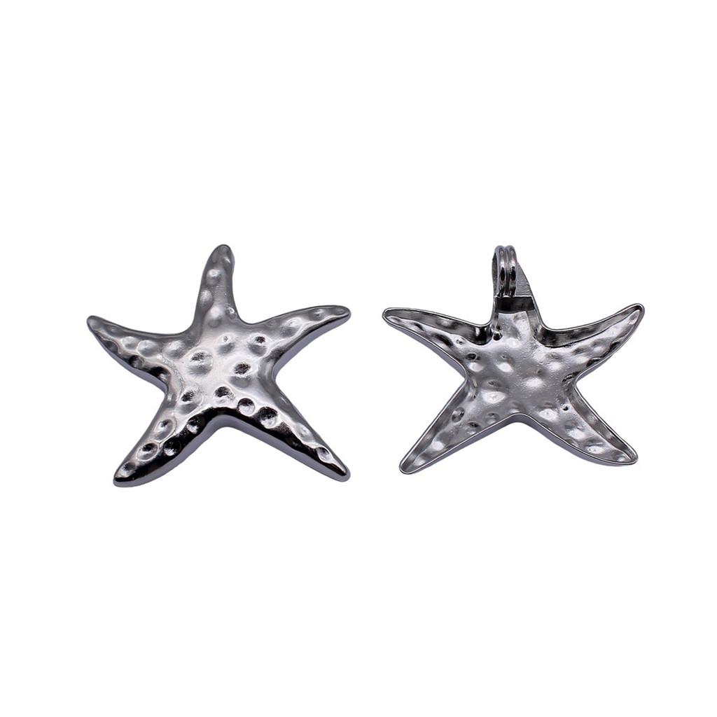 Starfish Charms Multi Color Metal Pendants For Beach Themed DIY Jewelry Accessories