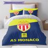 AS Monaco Pattern Bedding Set Quilt Cover Pillowcase Home Decor Gift (1 * duvet cover + 2 * pillowcase, without core)