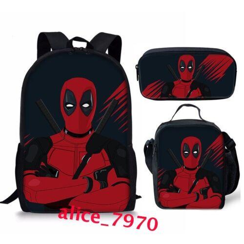 Ensemble Trois Pièces Cartable Scolaire pour Enfants, Cartable École Primaire, Sac Bandoulière Imperméable en Polyester, Trousse à Crayons. Ship according to the picture