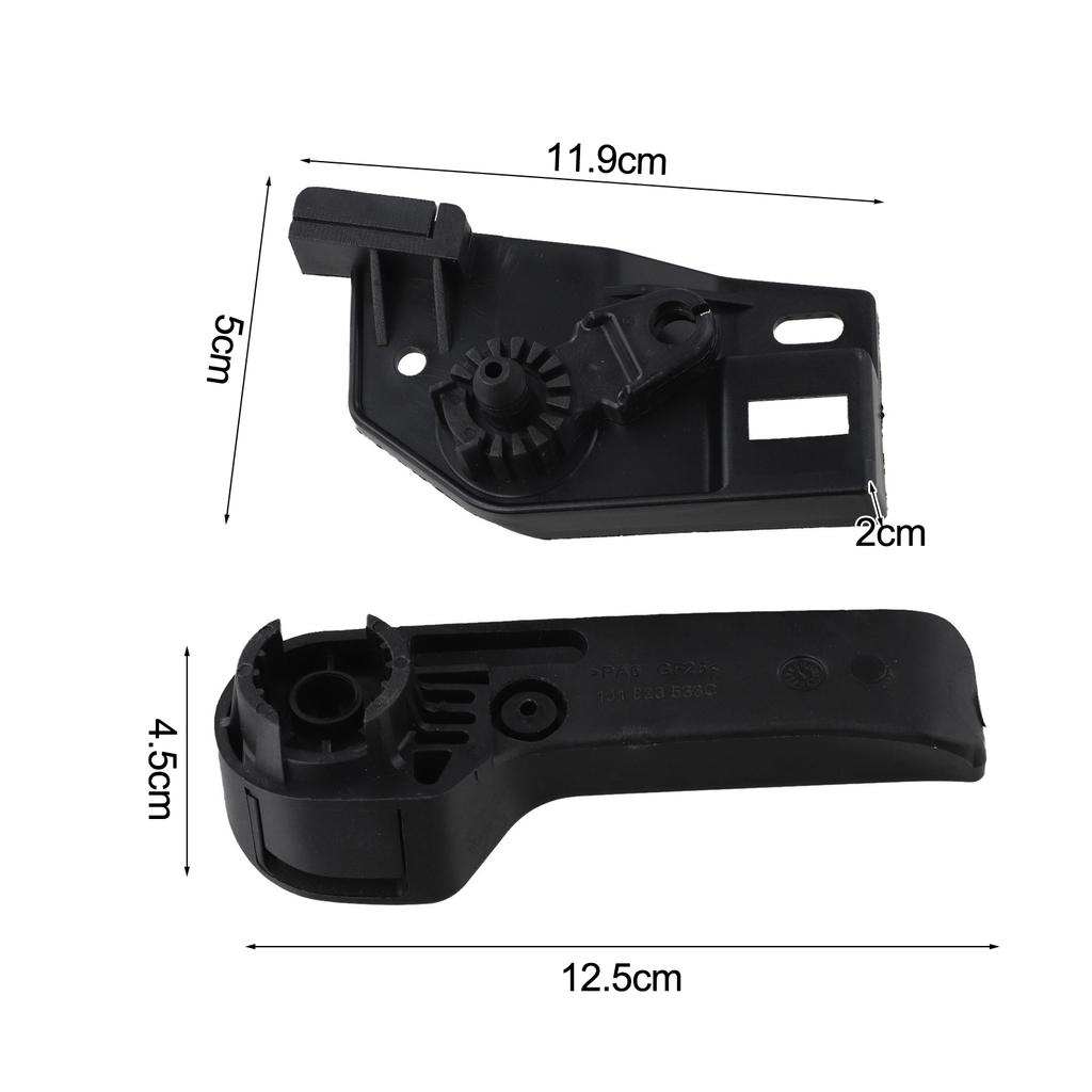 Plastic Handle Bonnet Release Handle Door Handle Replacement BLACK Car Door Handle Bracket Comprehensive Fitment