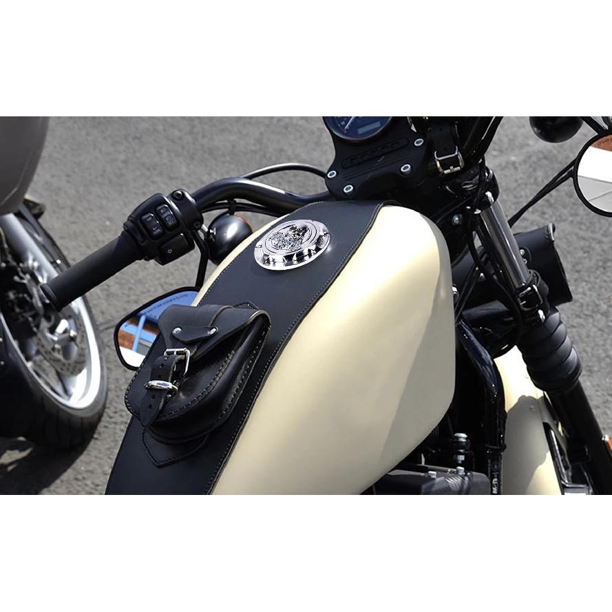 3D CNC Aluminum Motorcycle Tank Cover Fuel Gas Decorative Oil Cap for Harley Sportster XL 1200 883 X48 Dyna Touring Road King