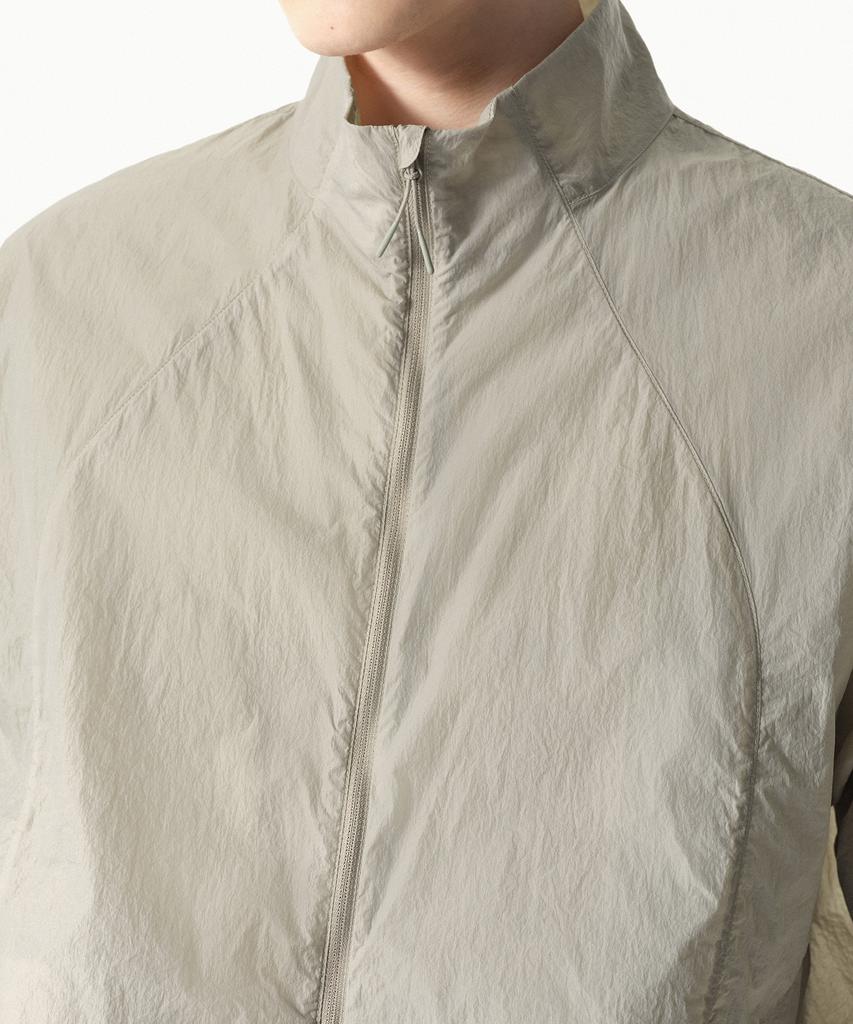 Musinsa Standard [City Leisure] High-Neck Sheer Windbreaker Jacket [Grayish Beige]