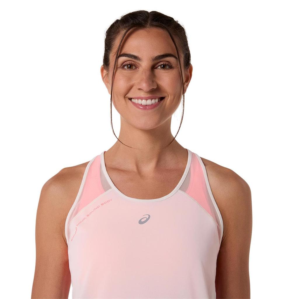 ROAD Running Tank Top 2012D370 100 L [ASICS] Women's (Cream)