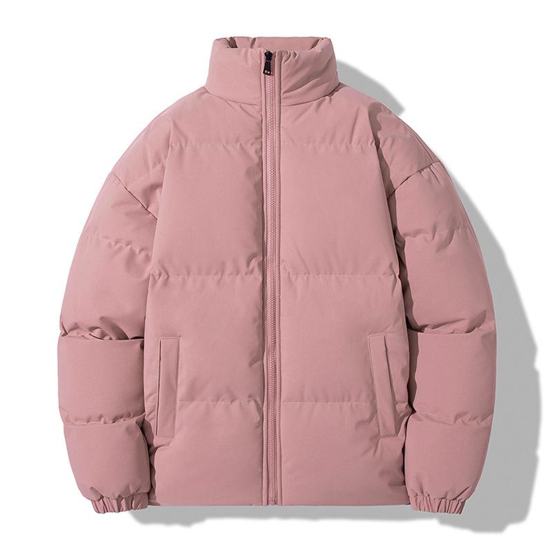 

Утолщенное хлопковое пальто, зимняя новая корейская версия, мужская легкая версия, пальто большого размера, модная интернет-знаменитость, хлопковое пальто для пары в одном стиле L