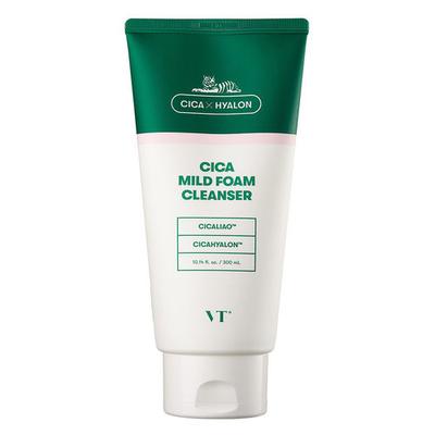 VT Cosmetic Cica Mild Foam Cleanser 300ml - Gentle Cleansing Foam with Centella Asiatica