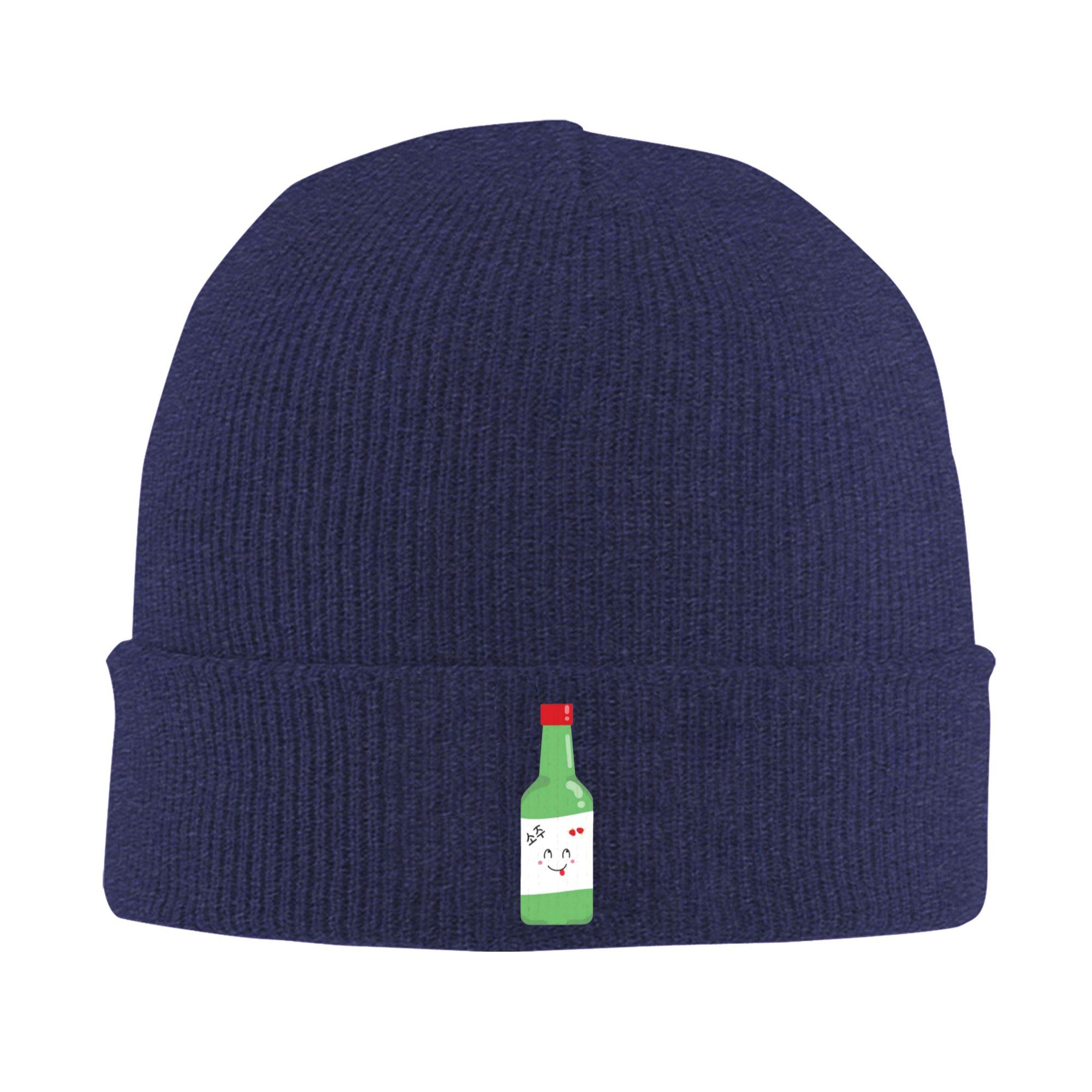 

Soju Winter Skullies Beanies Hat Warm Autumn Knitted Hats Bonnet Caps for Women Men One Size