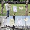 Portable 3M Travel Clothesline for Outdoor Adjustable Laundry Dryer Clothes Rope Windproof Reflective Rope Line with 24 Beads