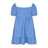 GMXIA Solid Color Print Summer Fashion Lace-up V-neck Short Sleeve Dress