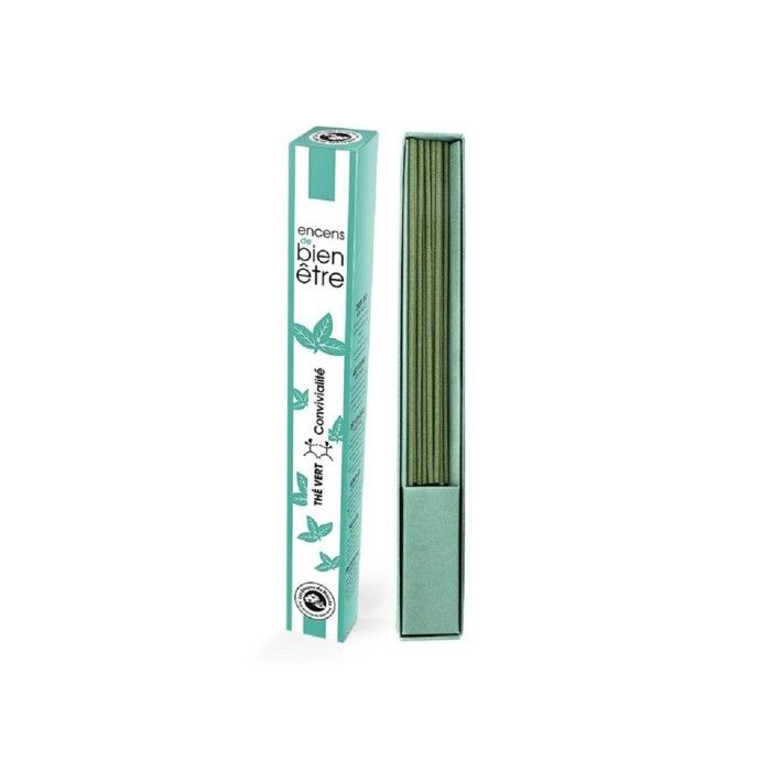 Incense - Conviviality - Green Tea - 30 Sticks - Fresh Aroma - Unisex