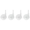 Like-it Standard Casters, Set of 4 (For Like-it and Yoshikawa Koku Kogyosho Products), Clear, Installation Height: +5cm, LS-33