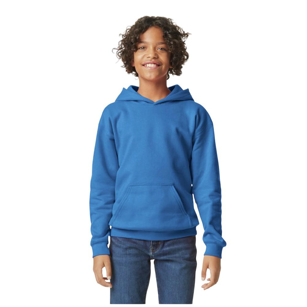 Gildan Childrens/Kids Softstyle Plain Fleece Midweight Hoodie