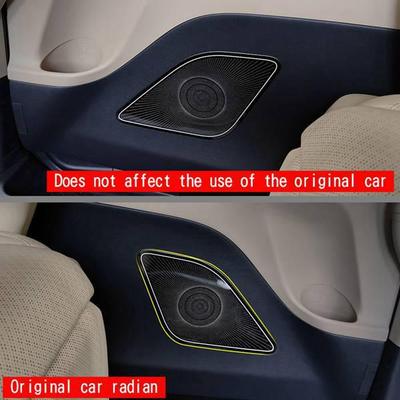Stainless Steel Speaker Cover Trim for Toyota Alphard 40 Series 23+ (1 Pair)