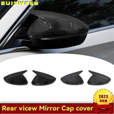 Para Peugeot 208 2020-2025 Peugeot 308 2014-2020 508 2008 Capa de espelho retrovisor lateral Adesivo de capa de asa Acabamento externo de carbono