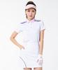 Down Blow Women'S Golf Shoulder Line Short Sleeve T-Shirt
