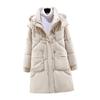 Cotton Clothes Women's 2025 New Winter Korean Loose Mid-length Buckle Padded Jacket Fashionable Casual Down Padded Jacket