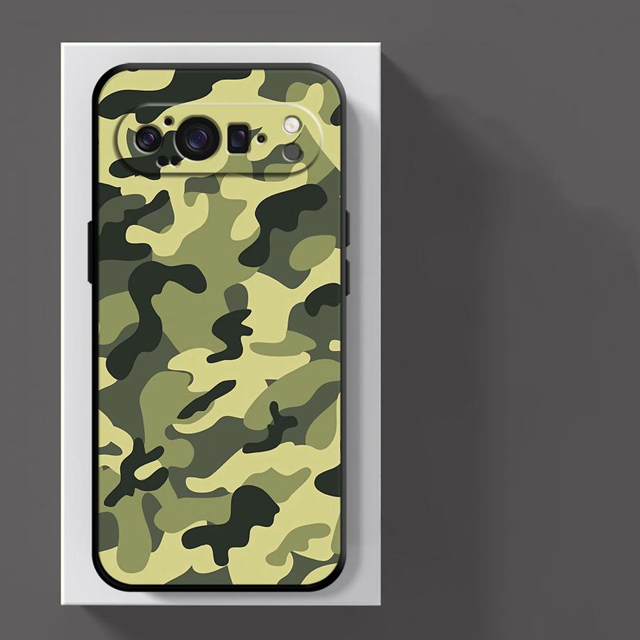 Camouflage Pattern Funda Phone Cover Case for Google Pixel 10A 6 7 8 Pro 9a 10 9 Pro XL 8a 6a 7a