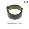 Rifle Scope Lens Cover Spring Up Quick Flip Openning Lens Dustproof Cover Telescope Cap For 36-64Mm Caliber Hunting Riflescopes