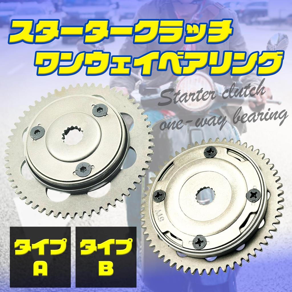 HTharros Starter Clutch Compatible Part for Yamaha Cygnus 125 and Majesty Type A One-Way Bearing, 125, 50M-15570-01,