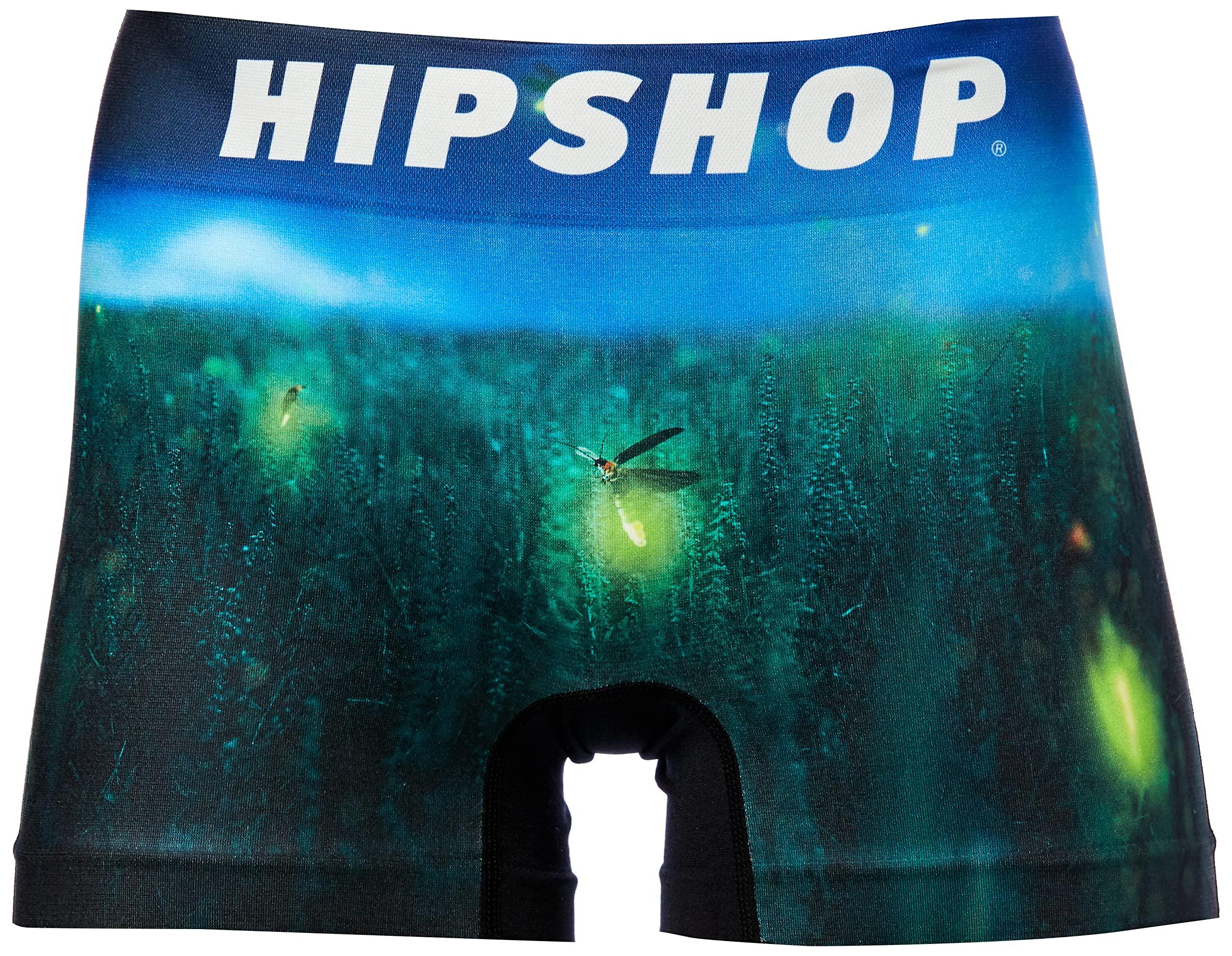 

[Hip Shop] Трусы INSECT, мужские, полиэстеровые боксеры-брифы, Светлячок, размер L