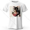 T-Shirt mit Ramen-Aufdruck für Herren, 100 % Baumwolle, übergroße japanische Grafik-T-Shirts für Damen, Sommer-Tops, Nudel-Streetwear
