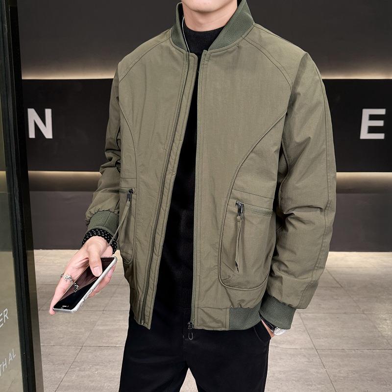 

Пуховик% пух белой утки мужской зимний немнущийся куртка с воротником-стойкой и рукавами реглан мужская куртка, устойчивая к холоду 4XL