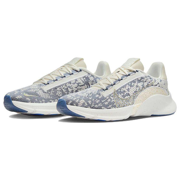 Nike Superrep Go 3 Next Nature Flyknit Low-Top Training Shoes Women Training Shoes Light-Blue Recyclable-Materials DM9231-004