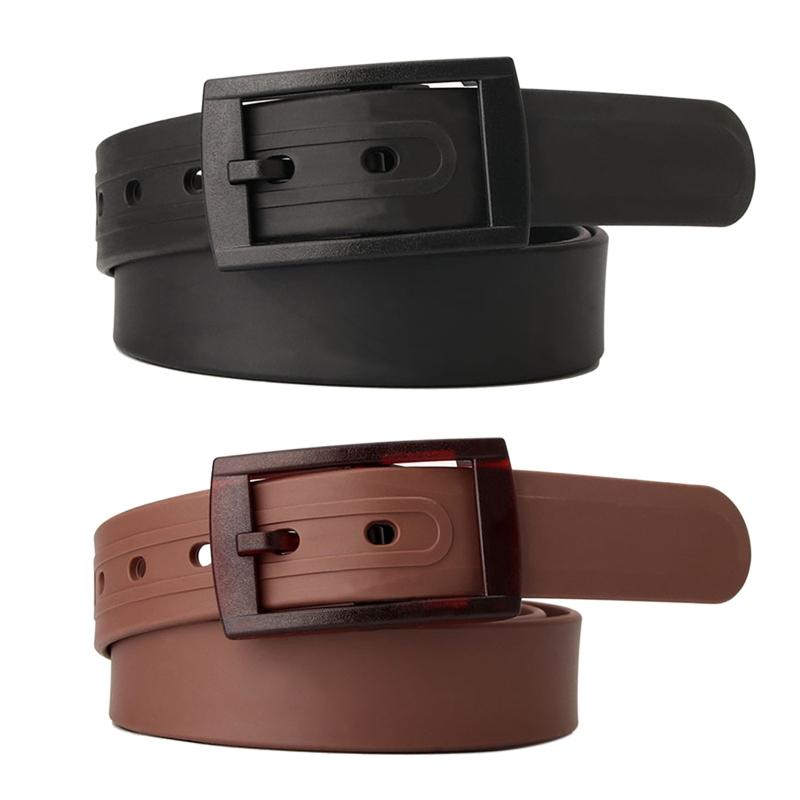Women Frosting Texture Waist Strap Retro Buckle Multi Color Belt All-match Coat Ladies Wide Harajuku Formal Waistband