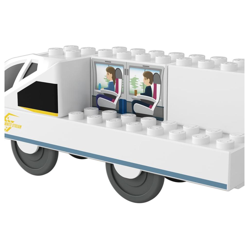 TAKARA TOMY Tomica Plarail Blocks White Stream Spielzeug für Kinder ab 3 Jahren