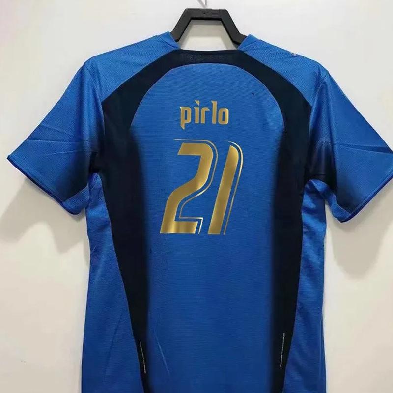 1994 Italian Retro Jersey 2006 Classic Replica No. 10 Baggio Maldini Football Jersey