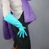 Light Brown Oversized LONG GLOVES 50cm PUFF Sleeves Unisex Over Elbow Tan Beige Vegan Faux Leather Fashion Evening Party Glove