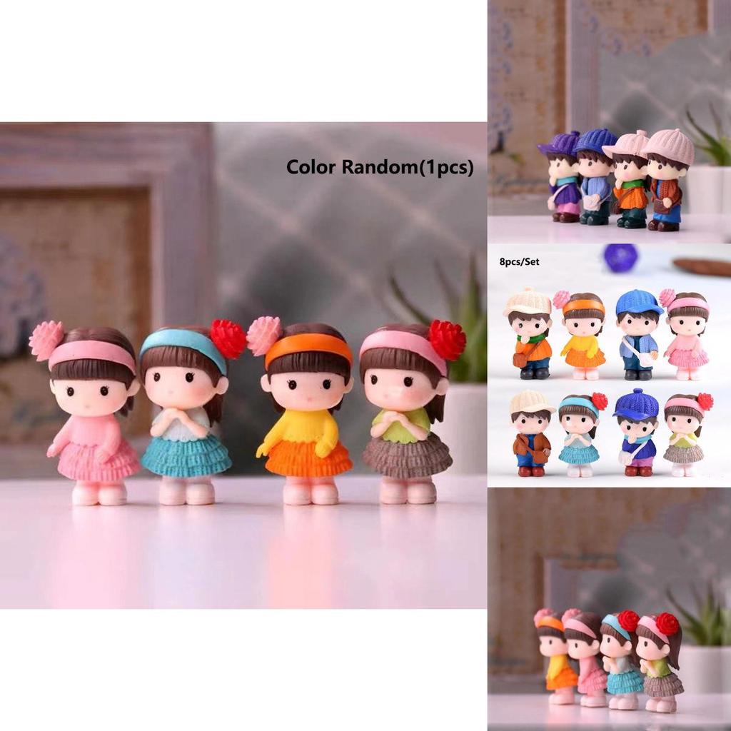 Realistic Miniature Couple Figurines Perfect For Enchanting Garden Landscapes