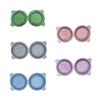 Anti-Chock Dogs Bowl Foldable Pet Feeding Bowl Small Dog Slow Feeder Travel Bowl