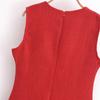 2025 Spring Women's Textured Slim Fit Sleeveless Dress