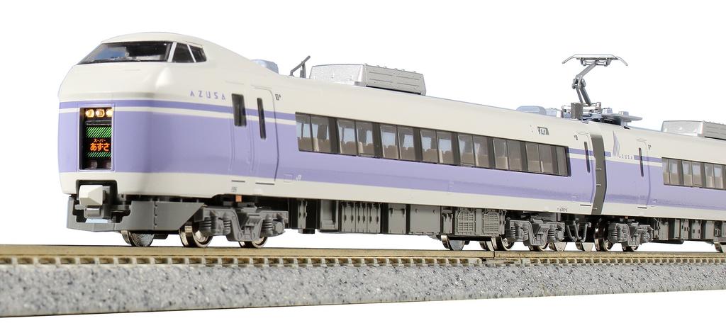 KATO N Gauge E351 Series Super Azusa Basic Set Model Purple 8-Car 10-1342 Train,