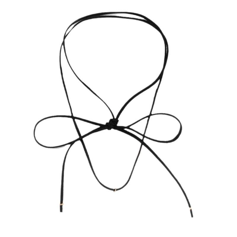 Special-shaped water drop pearl pendant baroque rope chain adjustable hokr jewelry multi-layer necklace