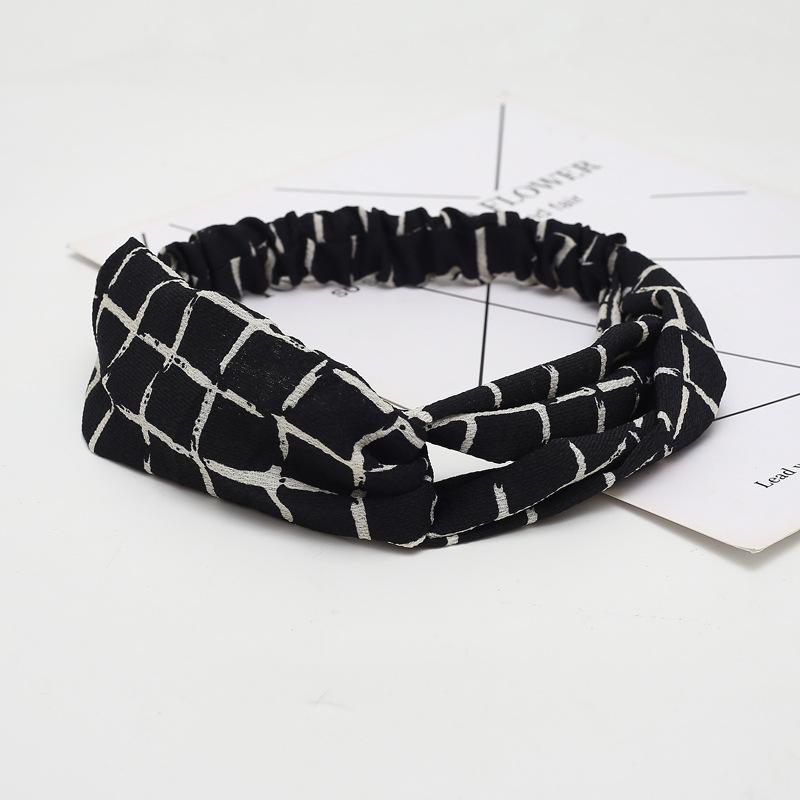 Fashion Bohemian Headband Print Hairbands For Women Girls Vintage Cross Knot Turban Bandanas Headwear Hair Accessories