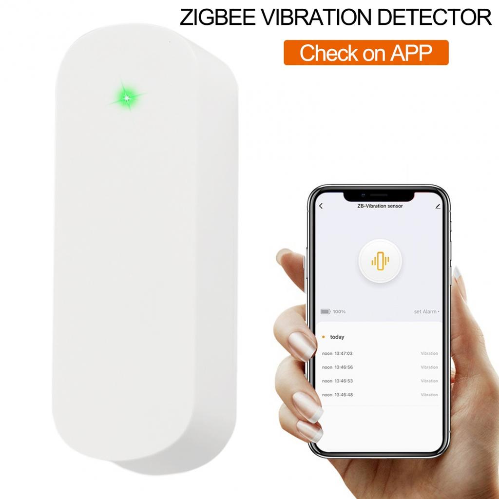 Tuya Vibration Sensor Smart Home Sicherheit Schutz System Brechen Einbruch Alarm