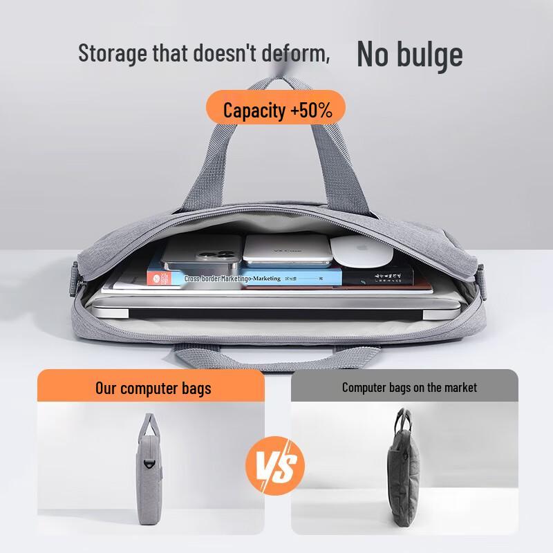 BUBM Business Laptop Briefcase Handbag 13-14 Inch