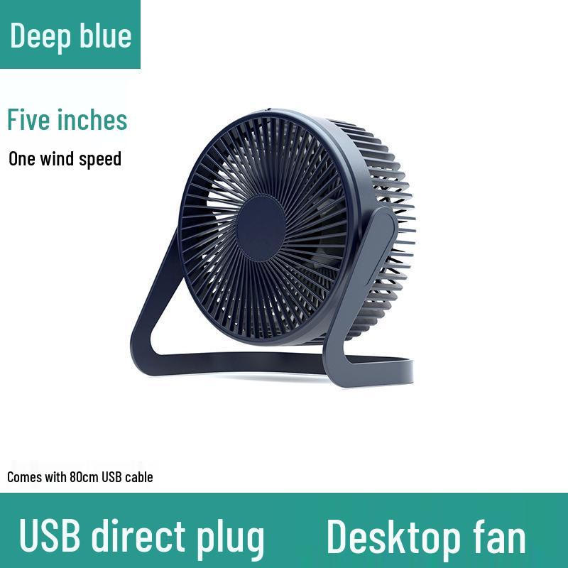 Silent Mini USB Desk Fan for Student Dorms