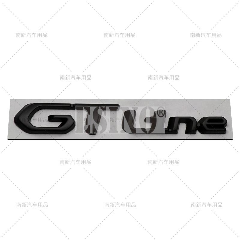 Car GT Line 3D Metal Chrome Zinc Alloy Emblem Car Badge Body Fender Adhesive Emblem for Peugeot GT RCZ 308 508 3008 5008